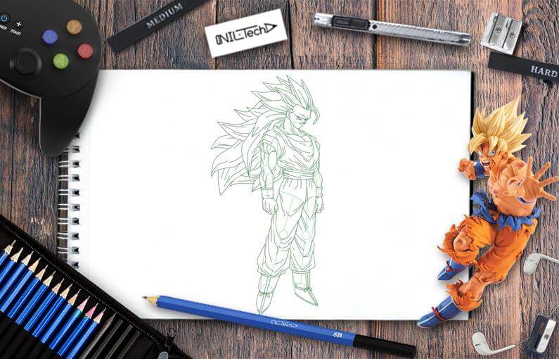 Dragon Ball 30 ans Doodle (Original Drawing) | XavDrago Doodle Shop